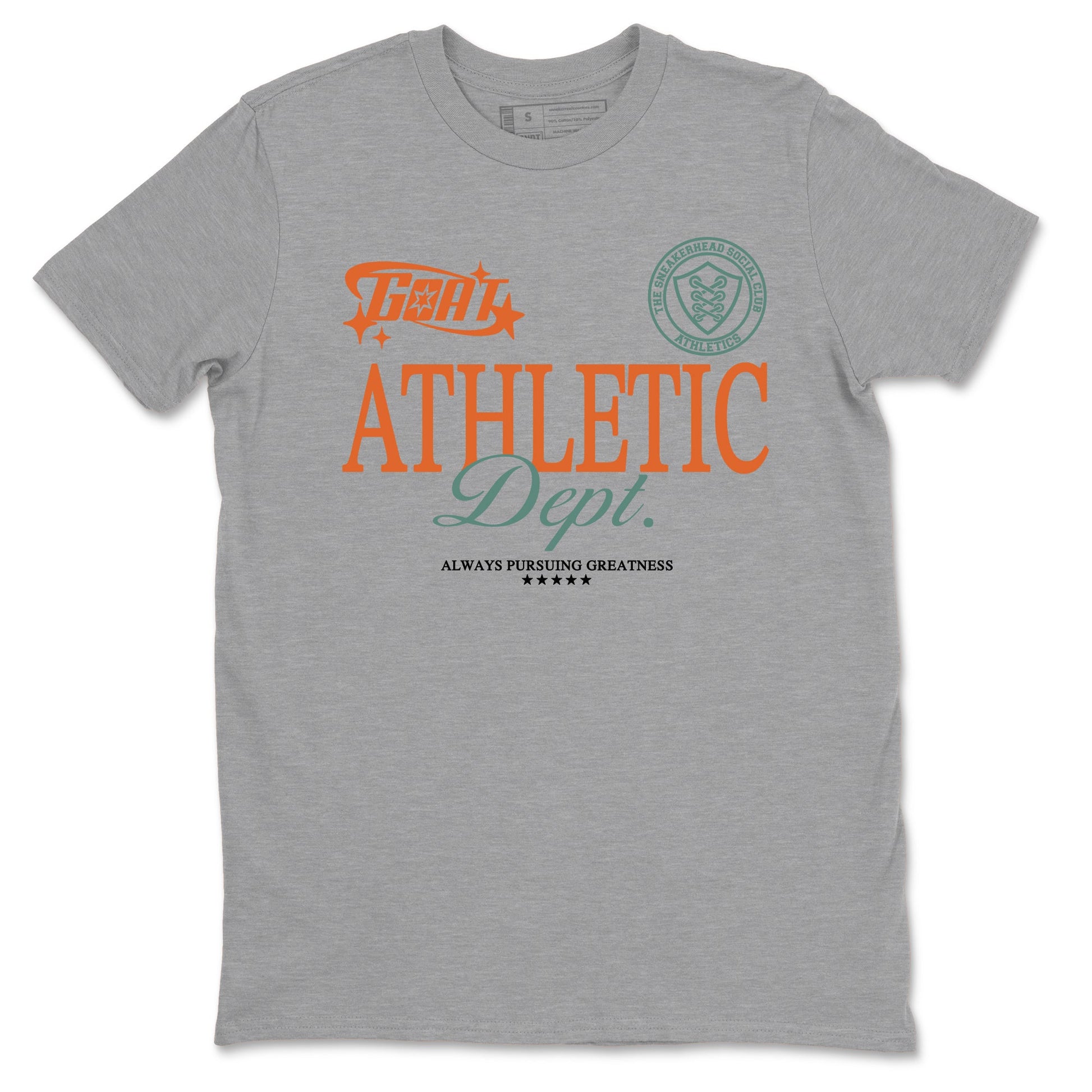 Dunk Low Ceramic shirts to match jordans Goat Athletic Dept sneaker match tees Dunk Ceramic match shoes to clothes SNRT Sneaker Tees unisex cotton Heather Grey 2 shirts