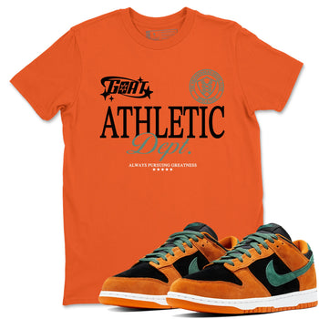 Dunk Low Ceramic shirts to match jordans Goat Athletic Dept sneaker match tees Dunk Ceramic match shoes to clothes SNRT Sneaker Tees unisex cotton Old Gold 1 shirts