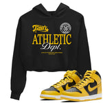 Dunk High Pollen shirts to match jordans Goat Athletic Dept sneaker match tees Dunk High Pollen SNRT Sneaker Release Tees unisex cotton Black 1 Crop Shirts