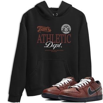 Sneaker match tees – Sneaker Tees To Match Dunk Low Football Shoes – Goat Athletic Dept Tee Black 1