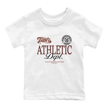 Sneaker match tees – Sneaker Tees To Match Dunk Low Football Shoes – Goat Athletic Dept Kids T-Shirt White 2