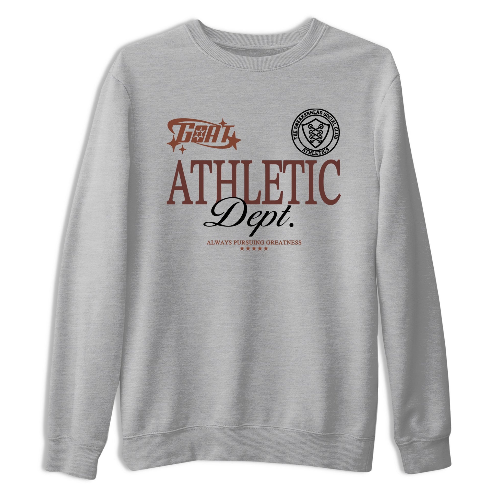 Sneaker match tees – Sneaker Tees To Match Dunk Low Football Shoes – Goat Athletic Dept Tee Heather Grey 2
