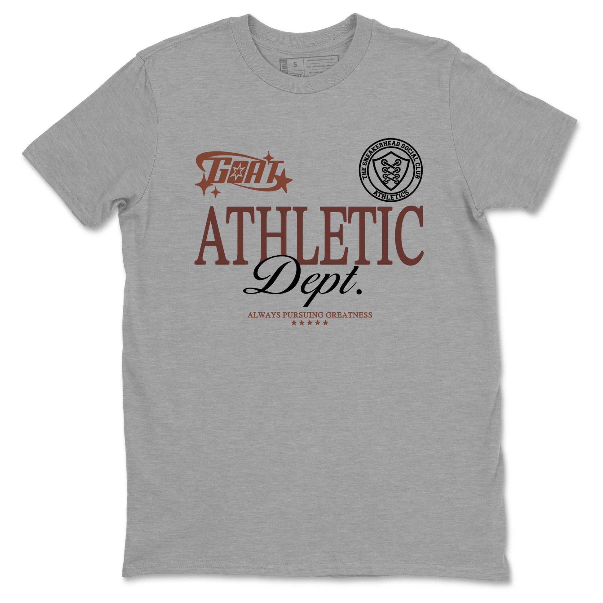 Sneaker match tees – Sneaker Tees To Match Dunk Low Football Shoes – Goat Athletic Dept Tee Heather Grey 2