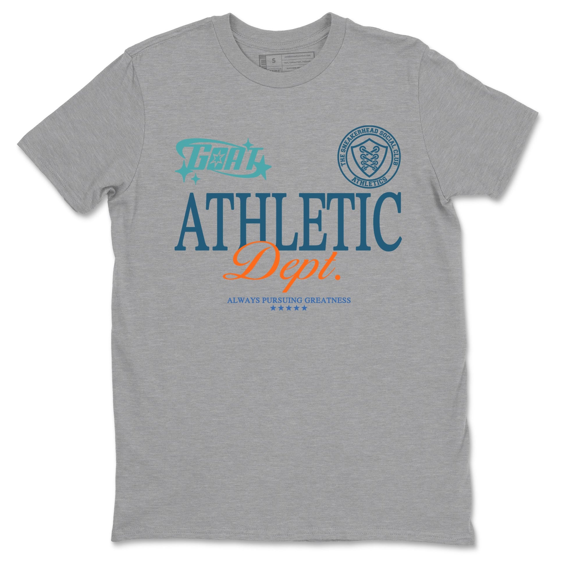 Yeezy 700 Faded Azure shirts to match jordans Goat Athletic Dept sneaker match tees Yeezy 700 Faded Azure match shoes to clothes SNRT Sneaker Tees unisex cotton Heather Grey 2 shirts