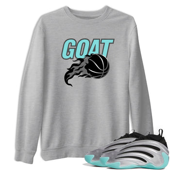 Sneaker Threads – Sneaker Tees To Match Adidas Harden Vol. 9 Uno Chain – Goat Basketball Graphic Tee Heather Grey 1. Perfect for Jordan releases 2025 colorways.