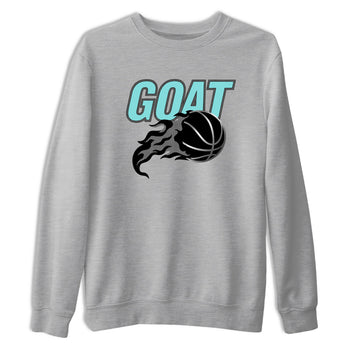 Sneaker Threads – Sneaker Tees To Match Adidas Harden Vol. 9 Uno Chain – Goat Basketball Graphic Tee Heather Grey 2. Perfect for Jordan releases 2025 colorways.