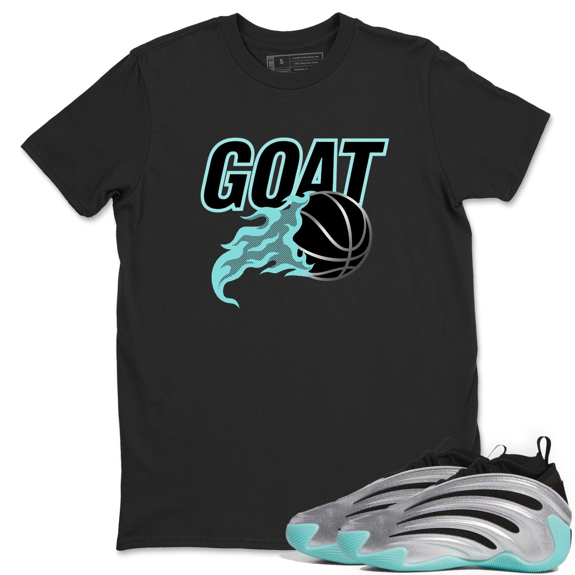 Sneaker Threads – Sneaker Tees To Match Adidas Harden Vol. 9 Uno Chain – Goat Basketball Graphic Tee Black 1. Perfect for Jordan releases 2025 colorways.