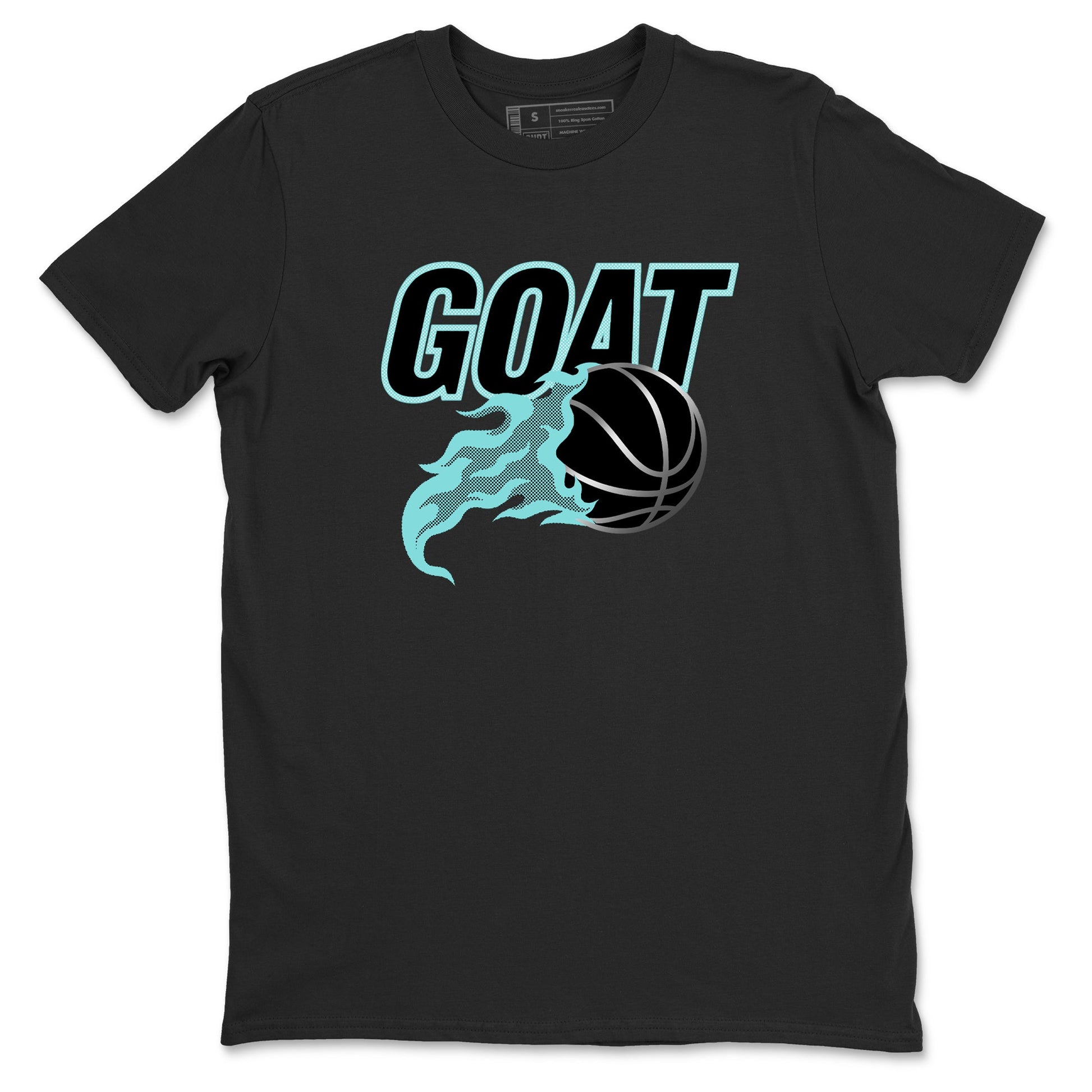 Sneaker Threads – Sneaker Tees To Match Adidas Harden Vol. 9 Uno Chain – Goat Basketball Graphic Tee Black 2. Perfect for Jordan releases 2025 colorways.