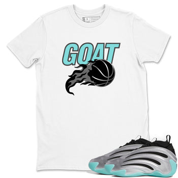 Sneaker Threads – Sneaker Tees To Match Adidas Harden Vol. 9 Uno Chain – Goat Basketball Graphic Tee White 1. Perfect for Jordan releases 2025 colorways.