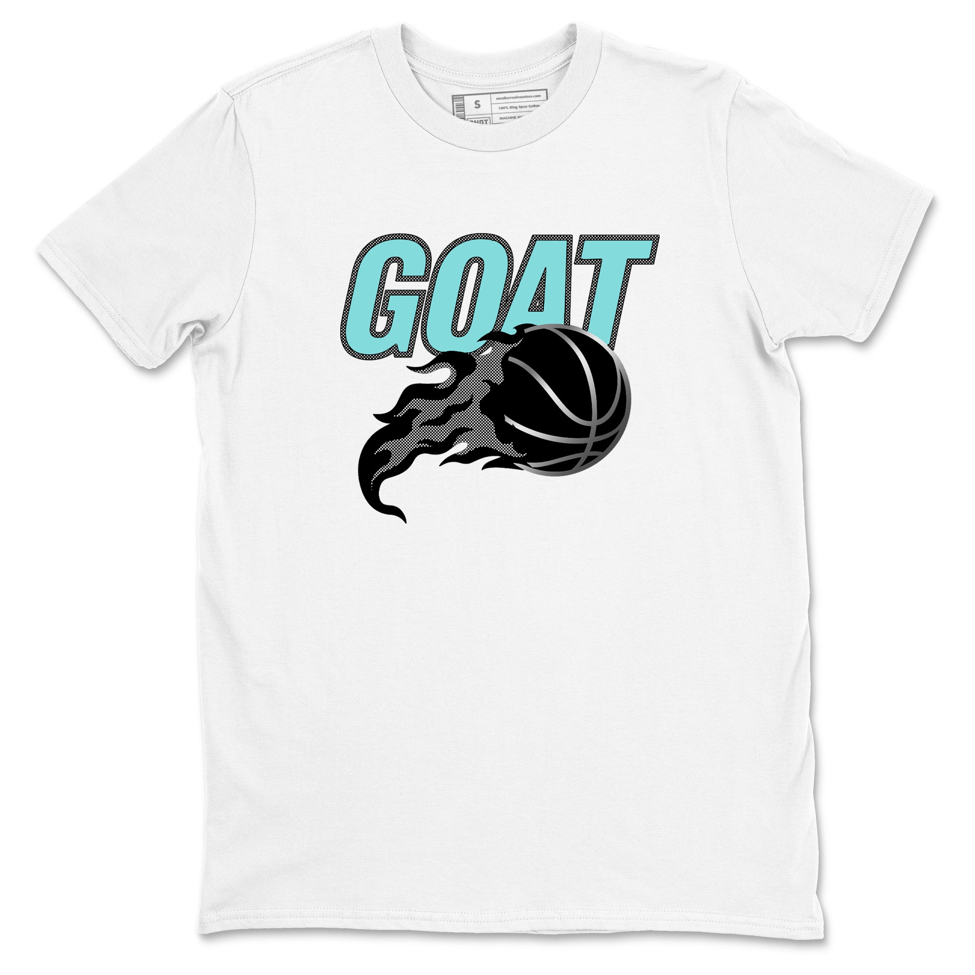 Sneaker Threads – Sneaker Tees To Match Adidas Harden Vol. 9 Uno Chain – Goat Basketball Graphic Tee White 2. Perfect for Jordan releases 2025 colorways.