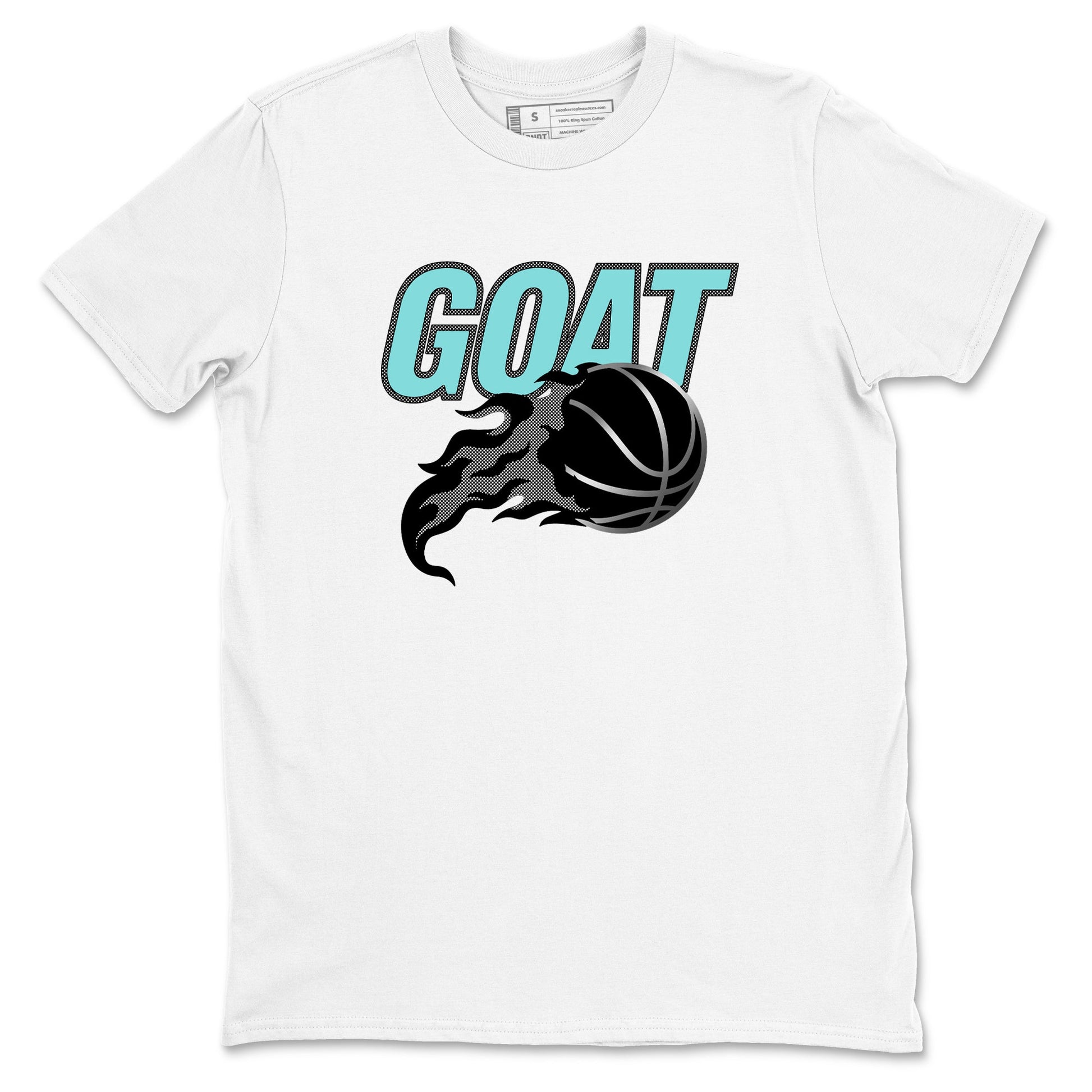 Sneaker Threads – Sneaker Tees To Match Adidas Harden Vol. 9 Uno Chain – Goat Basketball Graphic Tee White 2. Perfect for Jordan releases 2025 colorways.