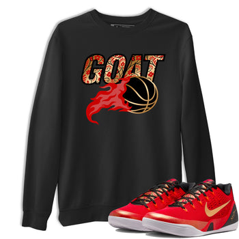 Best Christmas gifts for sneakerheads  – Sneaker Tees To Match Nike KB 9 China Sneakers – Goat Basketball Graphic Tee Black 1