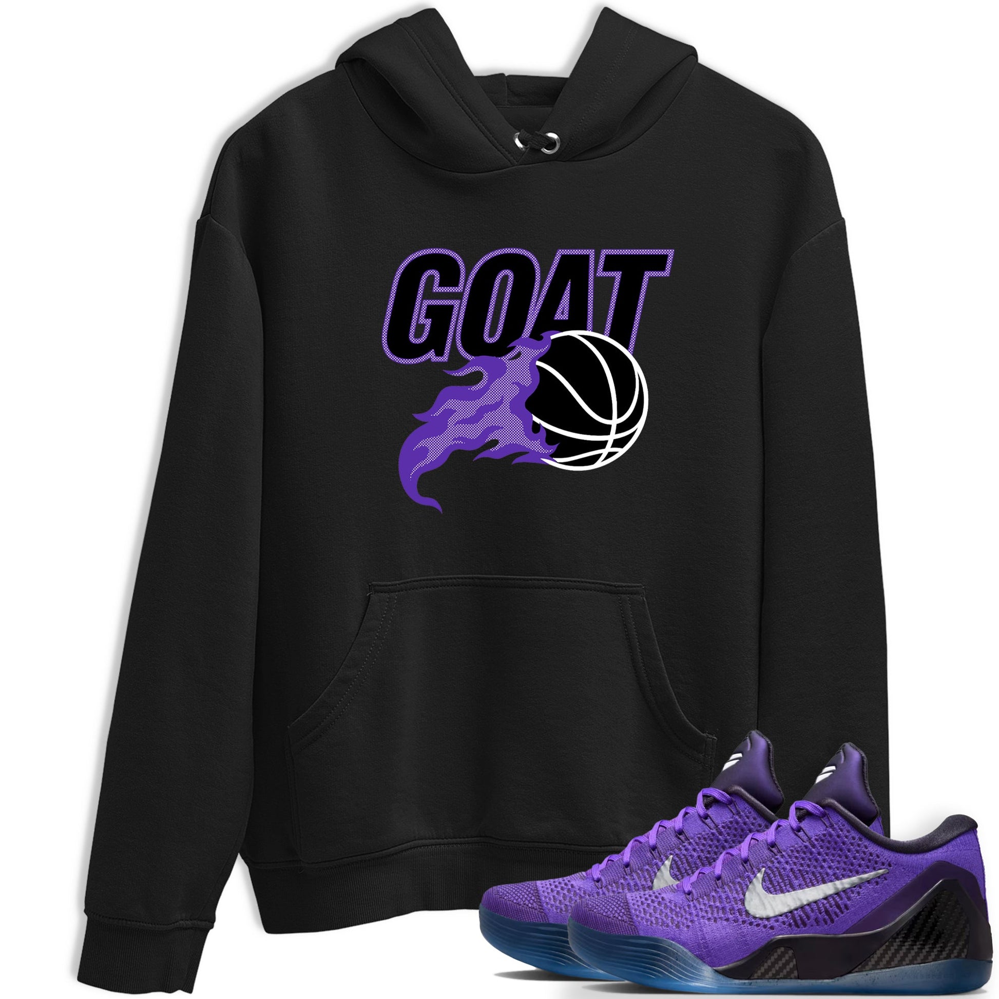 Sneaker Threads – Sneaker Tees To Match Nike KB 9 Hyper Grape – Goat Basketball Graphic Tee Black 1. Perfect for Jordan releases 2025 colorways. Perfect for purple basketball sneaker releases and legacy-inspired colorways for 2025 hoopers.
