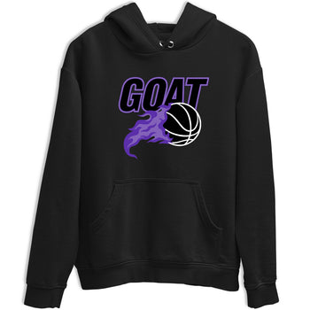 Sneaker Threads – Sneaker Tees To Match Nike KB 9 Hyper Grape – Goat Basketball Graphic Tee Black 2. Perfect for Jordan releases 2025 colorways. Perfect for purple basketball sneaker releases and legacy-inspired colorways for 2025 hoopers.