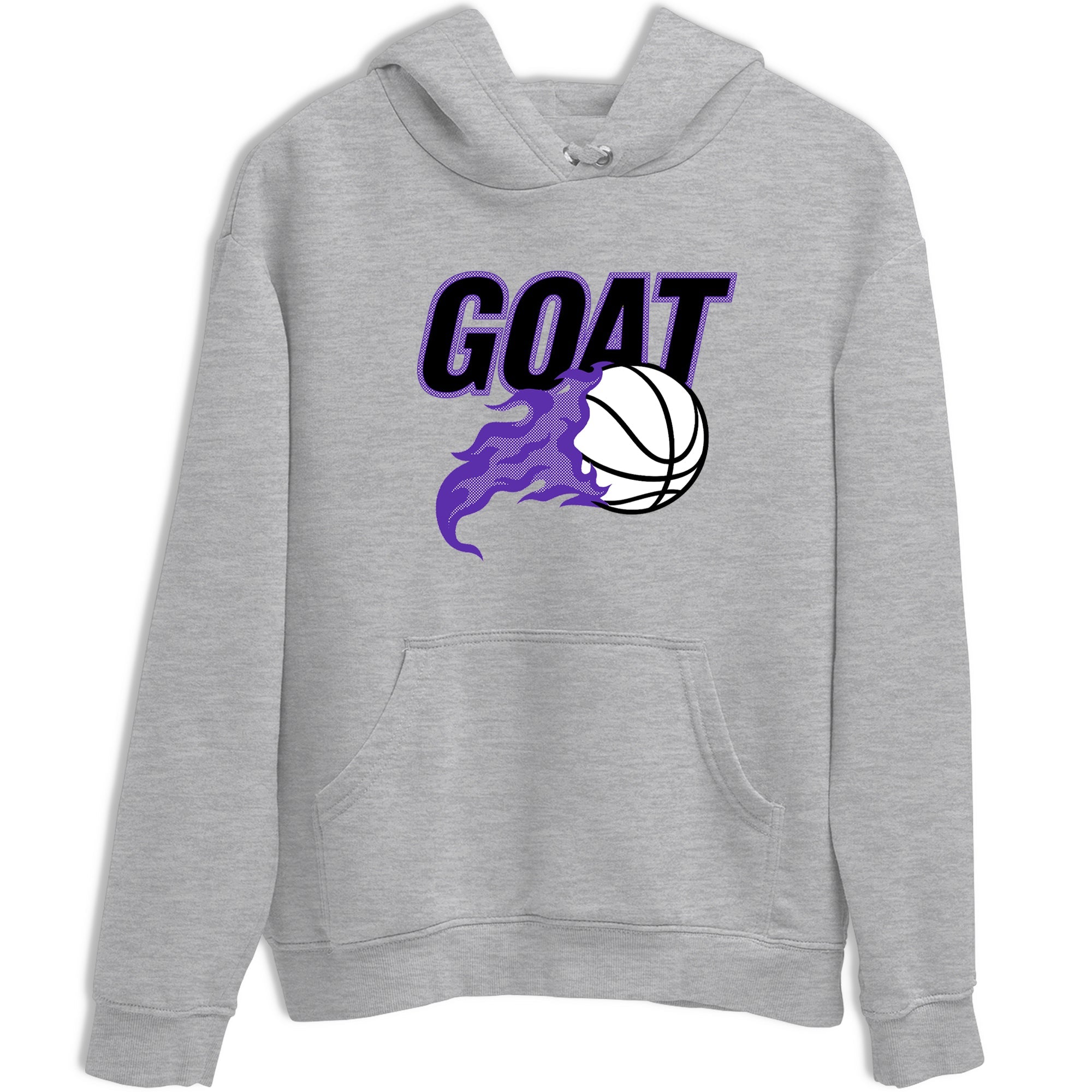 Sneaker Threads – Sneaker Tees To Match Nike KB 9 Hyper Grape – Goat Basketball Graphic Tee Heather Grey 2. Perfect for Jordan releases 2025 colorways. Perfect for purple basketball sneaker releases and legacy-inspired colorways for 2025 hoopers.