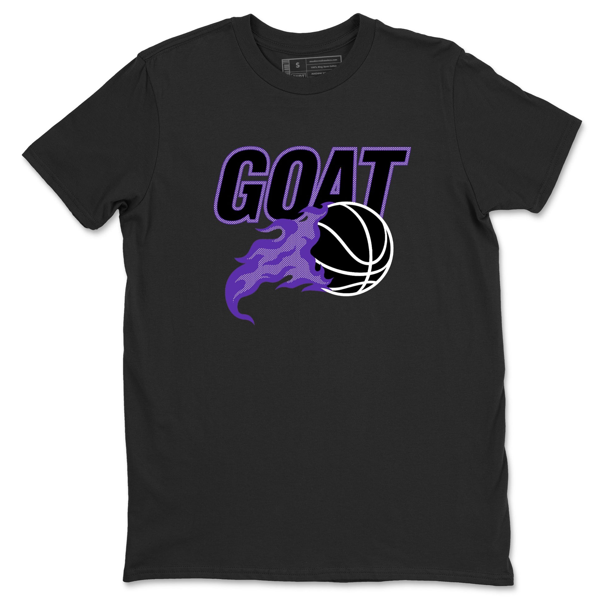Sneaker Threads – Sneaker Tees To Match Nike KB 9 Hyper Grape – Goat Basketball Graphic Tee Black 2. Perfect for Jordan releases 2025 colorways. Perfect for purple basketball sneaker releases and legacy-inspired colorways for 2025 hoopers.