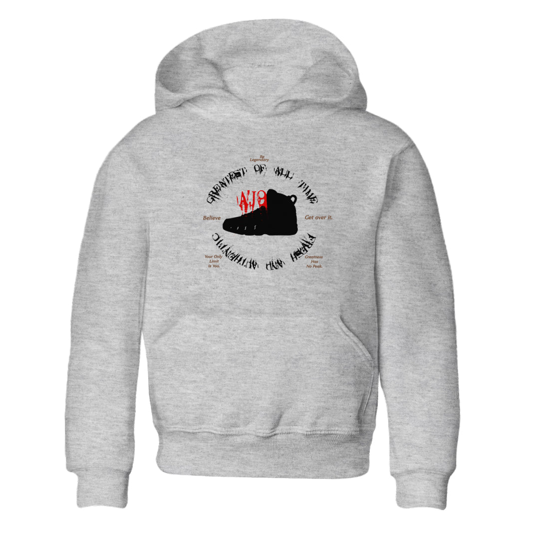 9s Olive shirts to match jordans Goat Kick sneaker match tees Air Jordan 9 Olive match shoes to clothes SNRT Sneaker Tees Youth Baby Heather Grey 2 tee