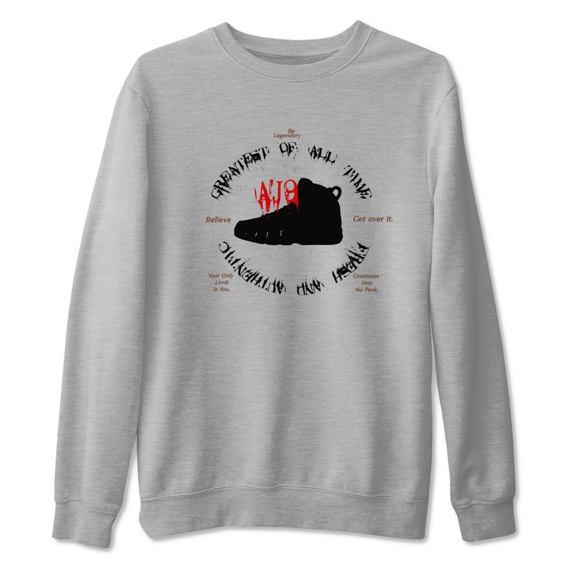 9s Olive shirts to match jordans Goat Kick sneaker match tees Air Jordan 9 Olive match shoes to clothes SNRT Sneaker Tees unisex cotton Heather Grey 2 shirts