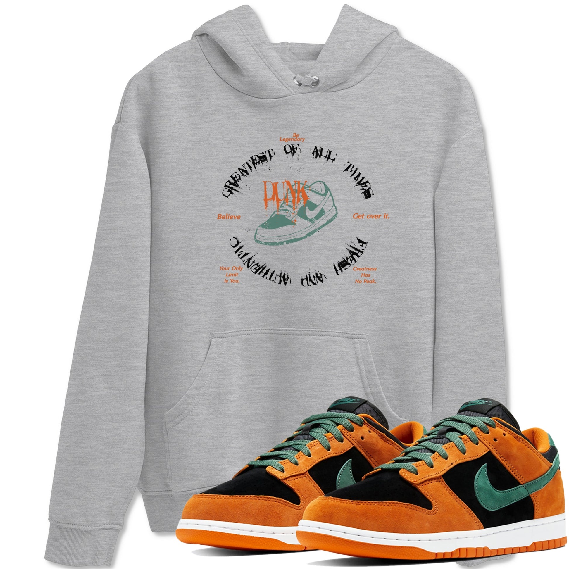 Dunk Low Ceramic shirts to match jordans Goat Kick sneaker match tees Dunk Ceramic match shoes to clothes SNRT Sneaker Tees unisex cotton Heather Grey 1 shirts