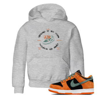 Dunk Low Ceramic shirts to match jordans Goat Kick sneaker match tees Dunk Ceramic match shoes to clothes SNRT Sneaker Tees Youth Baby Heather Grey 1 tee