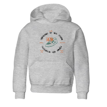 Dunk Low Ceramic shirts to match jordans Goat Kick sneaker match tees Dunk Ceramic match shoes to clothes SNRT Sneaker Tees Youth Baby Heather Grey 2 tee