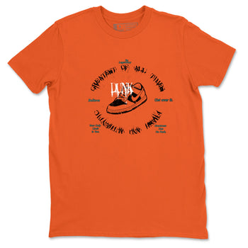 Dunk Low Ceramic shirts to match jordans Goat Kick sneaker match tees Dunk Ceramic match shoes to clothes SNRT Sneaker Tees unisex cotton Orange 2 shirts