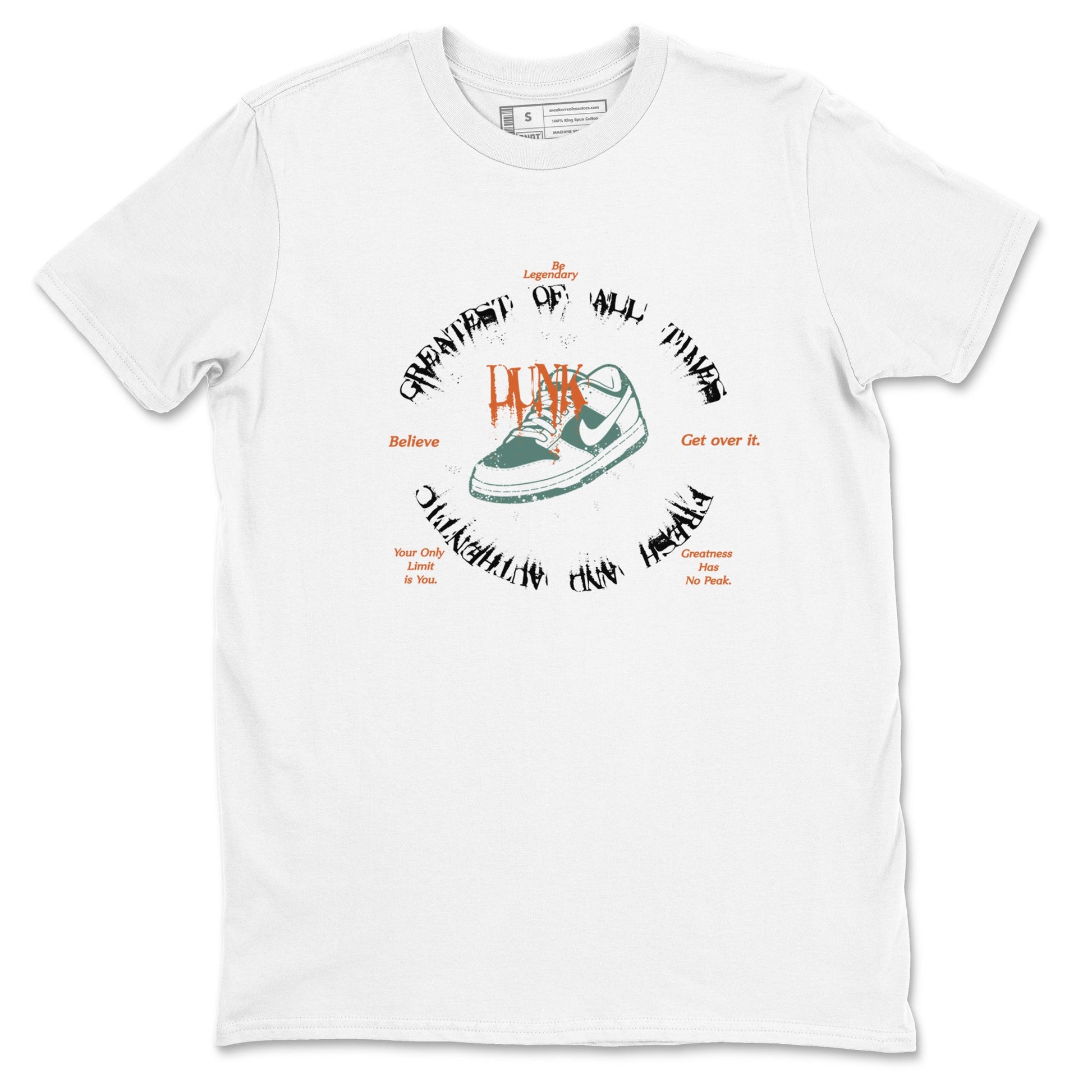 Dunk Low Ceramic shirts to match jordans Goat Kick sneaker match tees Dunk Ceramic match shoes to clothes SNRT Sneaker Tees unisex cotton White 2 shirts