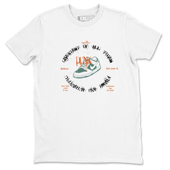 Dunk Low Ceramic shirts to match jordans Goat Kick sneaker match tees Dunk Ceramic match shoes to clothes SNRT Sneaker Tees unisex cotton White 2 shirts