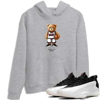 Basketball Graphic Tee – Sneaker Tees To Match Adidas AE 1 Best Of Adi – GOAT Mode Graphic Tee Heather Grey 1. Perfect for Jordan releases 2025 colorways.