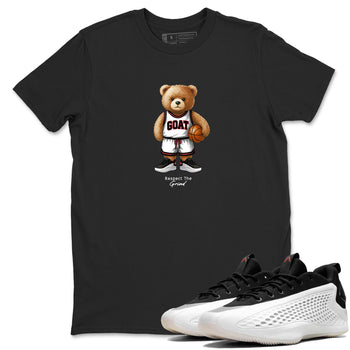 Basketball Graphic Tee – Sneaker Tees To Match Adidas AE 1 Best Of Adi – GOAT Mode Graphic Tee Black 1. Perfect for Jordan releases 2025 colorways.