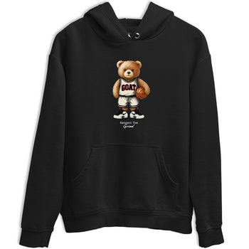 Sneaker Threads – Sneaker Tees To Match Air Foamposite One Pearl – GOAT Mode Graphic Tee Black 2. Perfect for Jordan releases 2025 colorways.