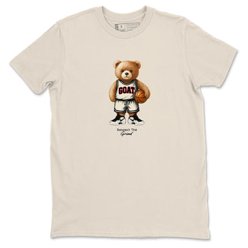 Sneaker Threads – Sneaker Tees To Match Air Foamposite One Pearl – GOAT Mode Graphic Tee Natural 2. Perfect for Jordan releases 2025 colorways.