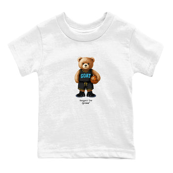 Basketball Graphic Tee – Sneaker Tees To Match Air Jordan 11 Gamma – GOAT Mode Youth Graphic Tee White 2. Perfect for 11s Gamma releases 2025 colorways.