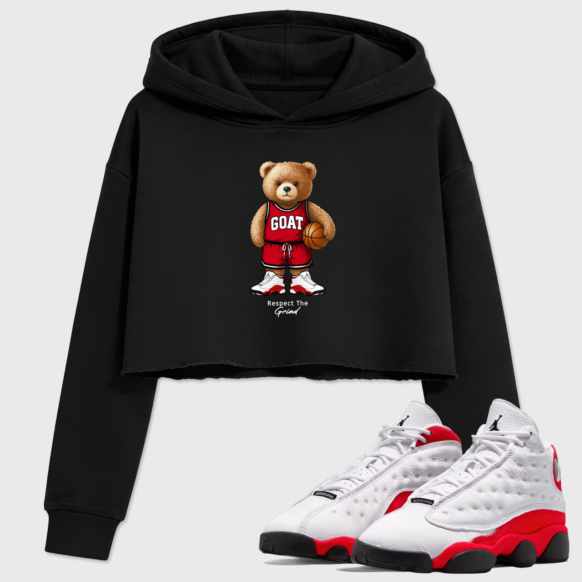 GOAT Mode SNRT Sneaker Women's Top - Air Jordan 13 University Red - SNRT Sneaker T-shirts