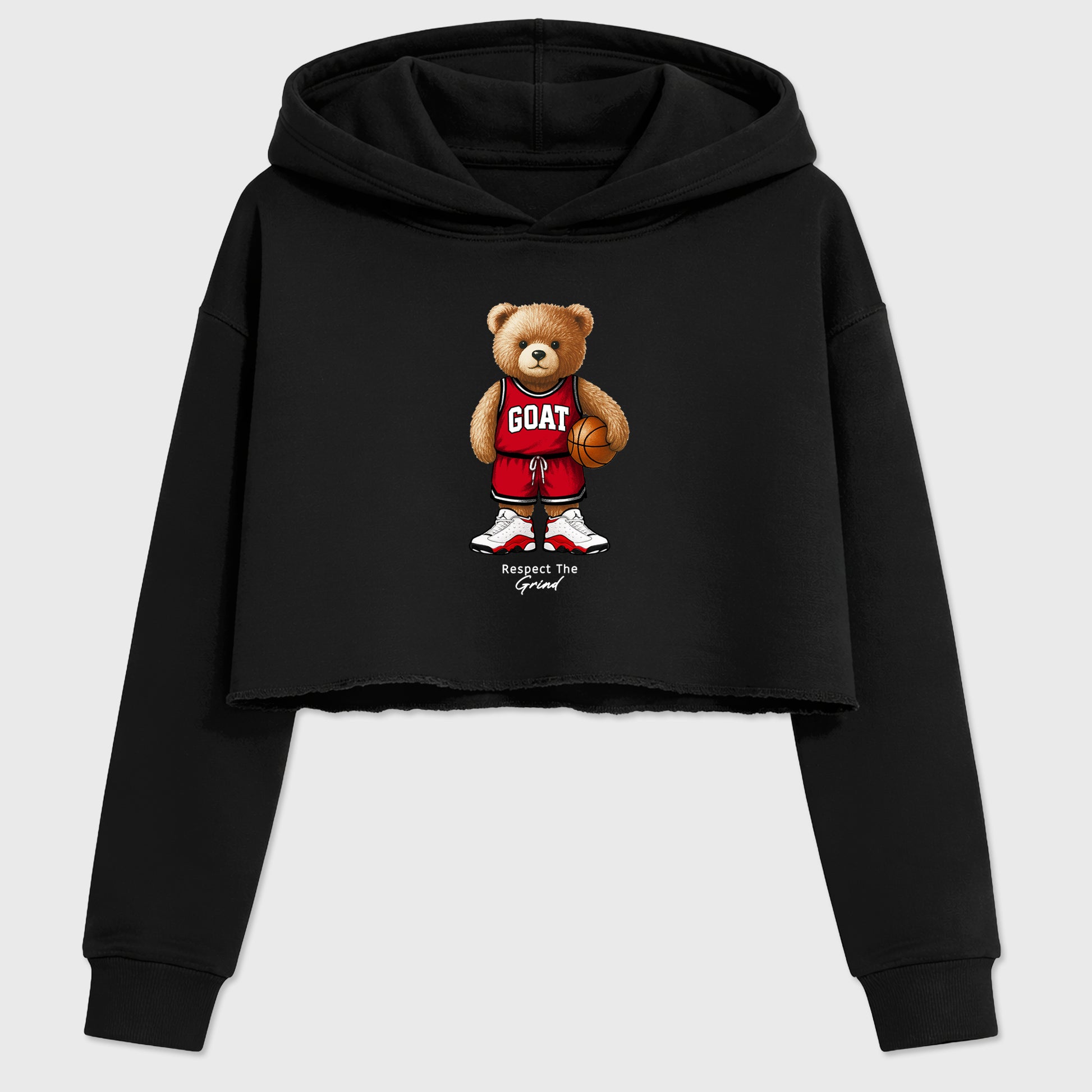 Best Sneakerfit for Sneakerheads Graphic Tees To Match Air Jordan 13 University Red Sneakers – GOAT Mode Crop T-Shirt Black 2