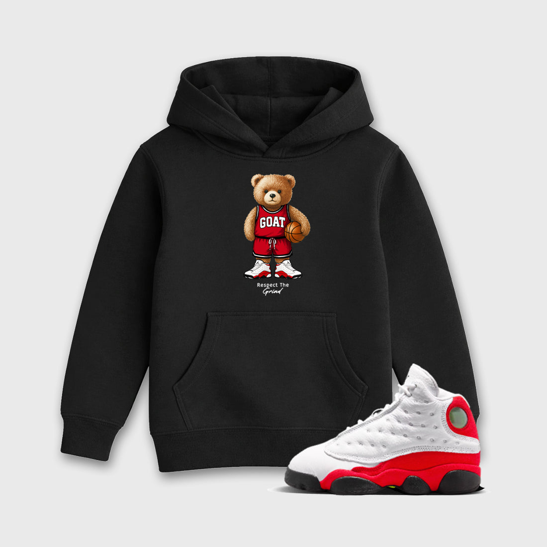 GOAT Mode SNRT Sneaker Tees Kids - Air Jordan 13 University Red - SNRT Sneaker T-shirts