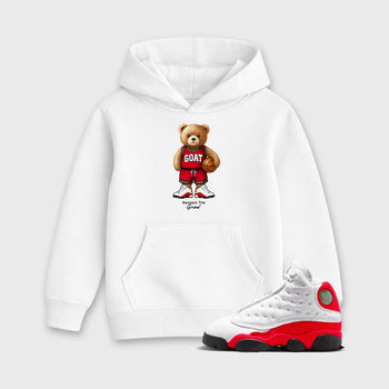 GOAT Mode SNRT Sneaker Tees Kids - Air Jordan 13 University Red - SNRT Sneaker T-shirts