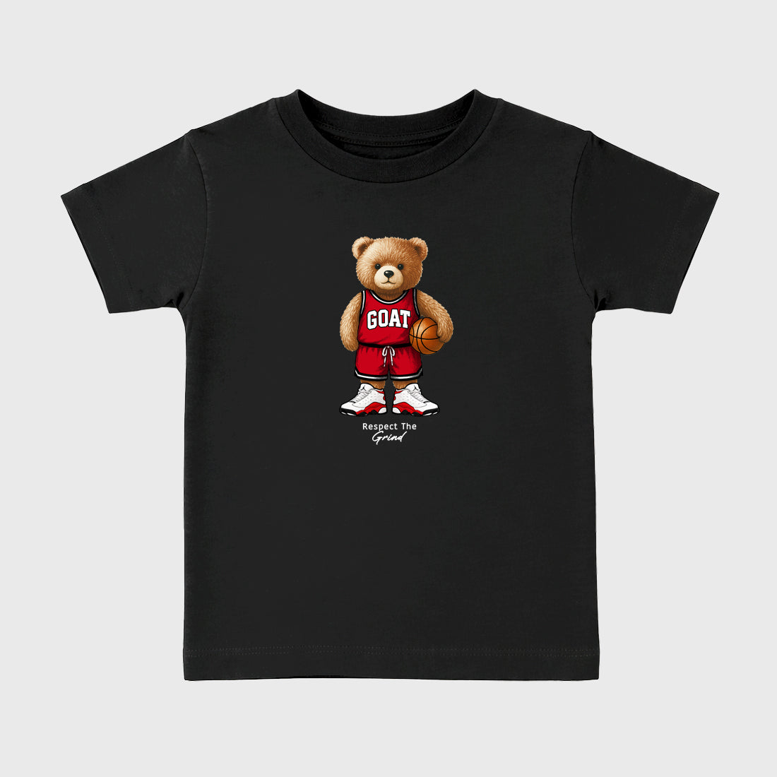 Best Sneakerfit for Sneakerheads Graphic Tees To Match Air Jordan 13 University Red Sneakers – GOAT Mode Kids T-Shirt Black 2