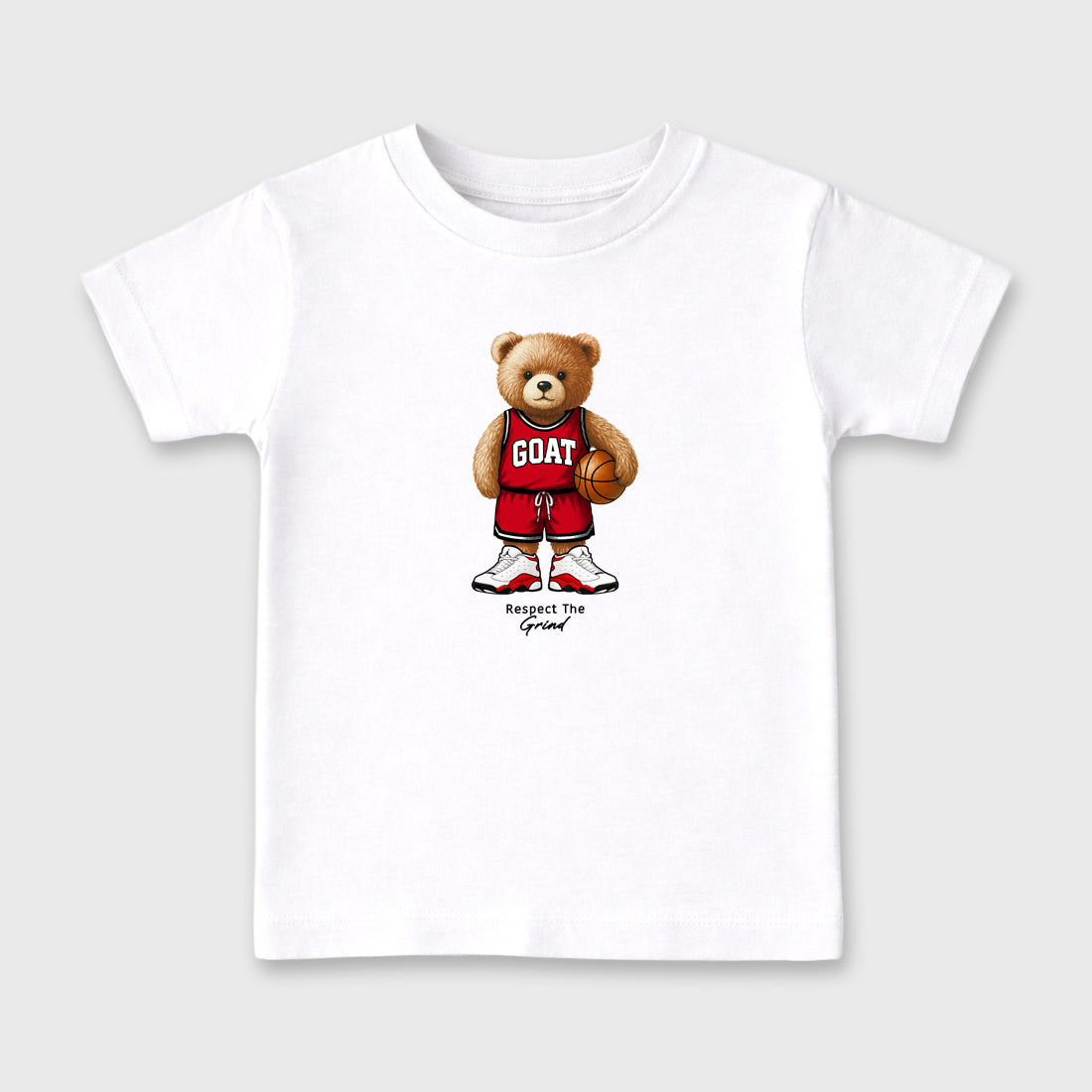 Best Sneakerfit for Sneakerheads Graphic Tees To Match Air Jordan 13 University Red Sneakers – GOAT Mode Kids T-Shirt White 2