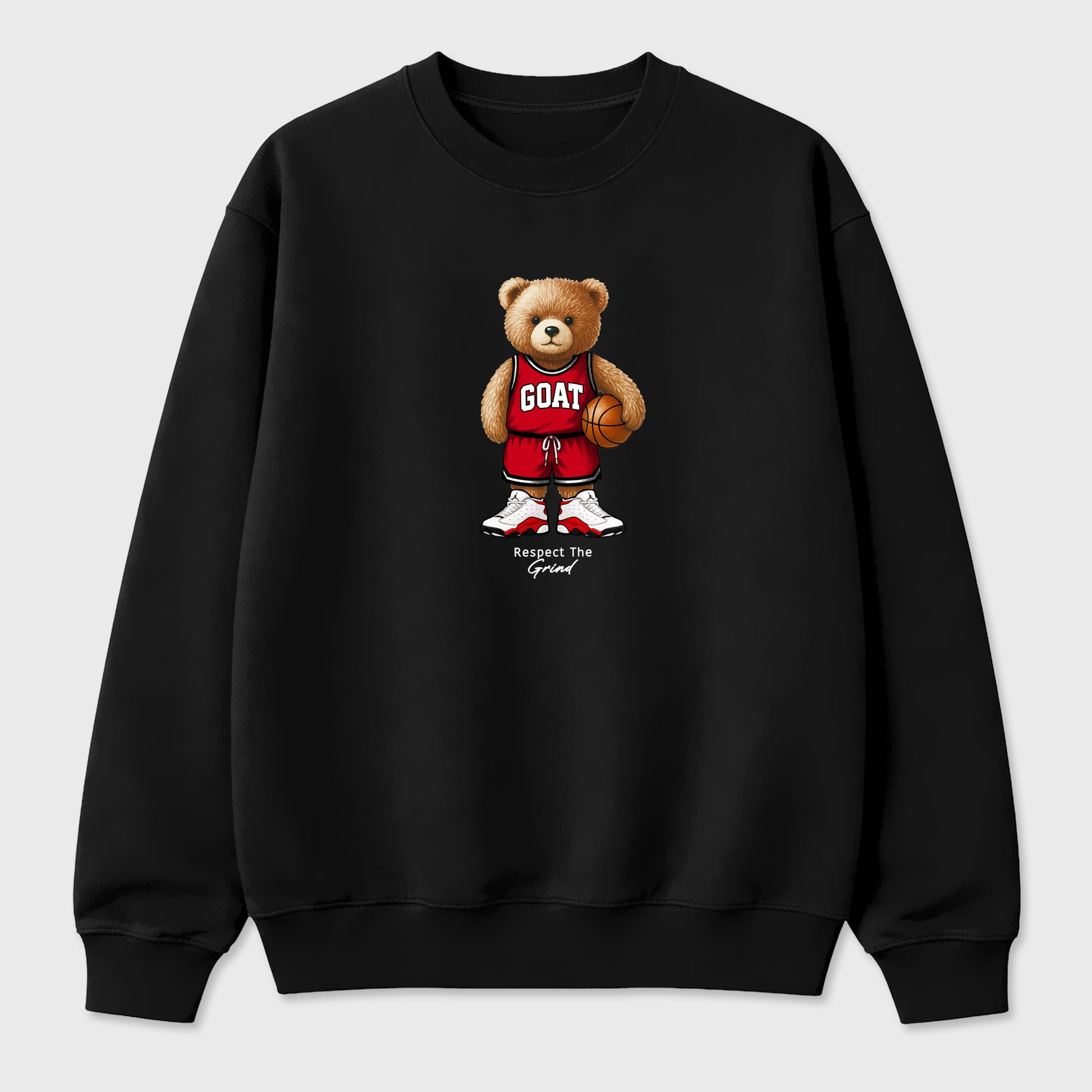 Best Sneakerfit for Sneakerheads Graphic Tees To Match Air Jordan 13 University Red Sneakers – GOAT Mode Tee Black 2