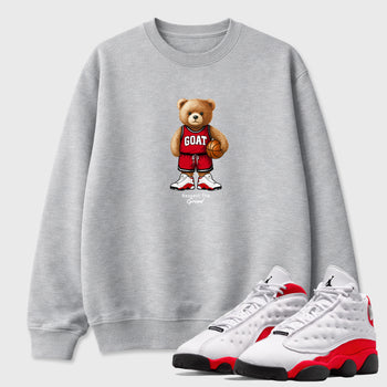 GOAT Mode SNRT Sneaker Tees - Air Jordan 13 University Red - SNRT Sneaker T-shirts