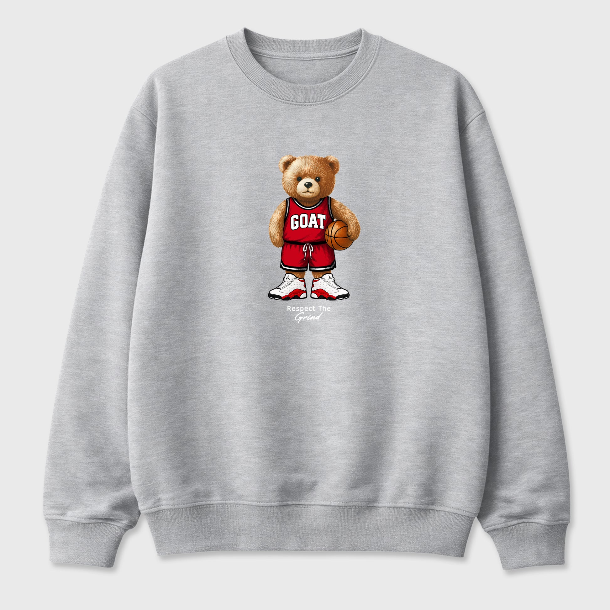 Best Sneakerfit for Sneakerheads Graphic Tees To Match Air Jordan 13 University Red Sneakers – GOAT Mode Tee Heather Grey 2