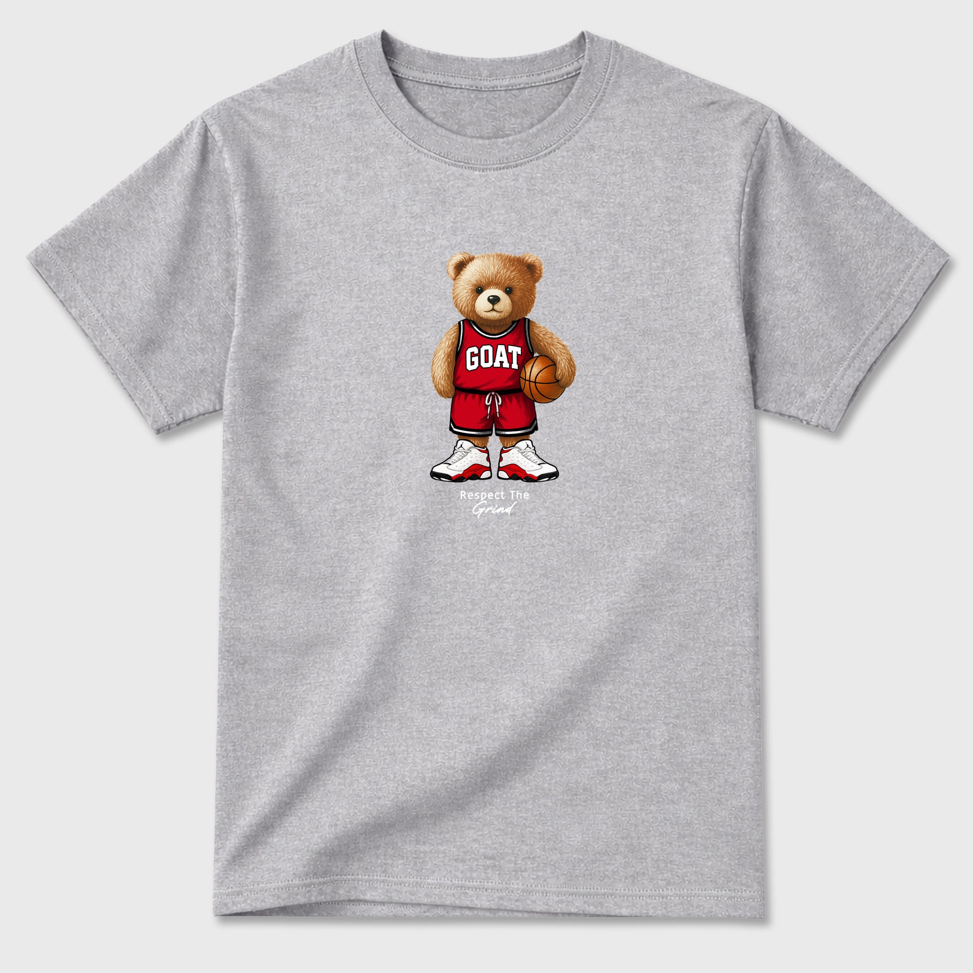 Best Sneakerfit for Sneakerheads Graphic Tees To Match Air Jordan 13 University Red Sneakers – GOAT Mode Tee Heather Grey 2