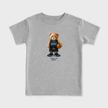 Sneaker match tees – Sneaker Tees To Match Air Jordan 14 University Blue Shoes – GOAT Mode Kids T-Shirt Heather Grey 2