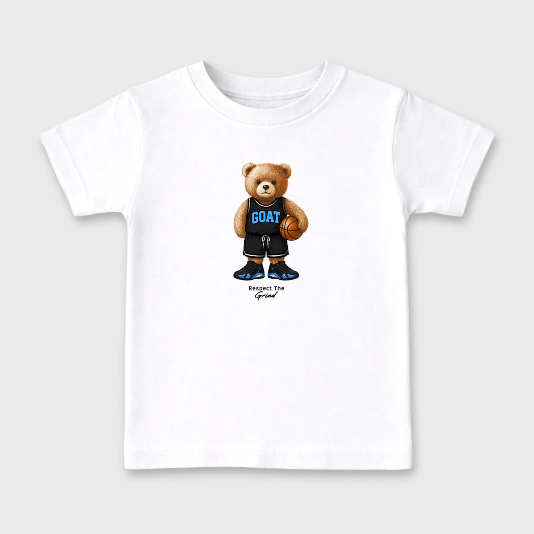 Sneaker match tees – Sneaker Tees To Match Air Jordan 14 University Blue Shoes – GOAT Mode Kids T-Shirt White 2