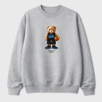 Sneaker match tees – Sneaker Tees To Match Air Jordan 14 University Blue Shoes – GOAT Mode Tee Heather Grey 2