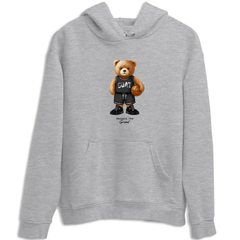 Basketball Graphic Tee – Sneaker Tees To Match Air Jordan 4 Black Cat – GOAT Mode Graphic Tee Heather Grey 2. Perfect for Black Cat releases 2025 colorways.