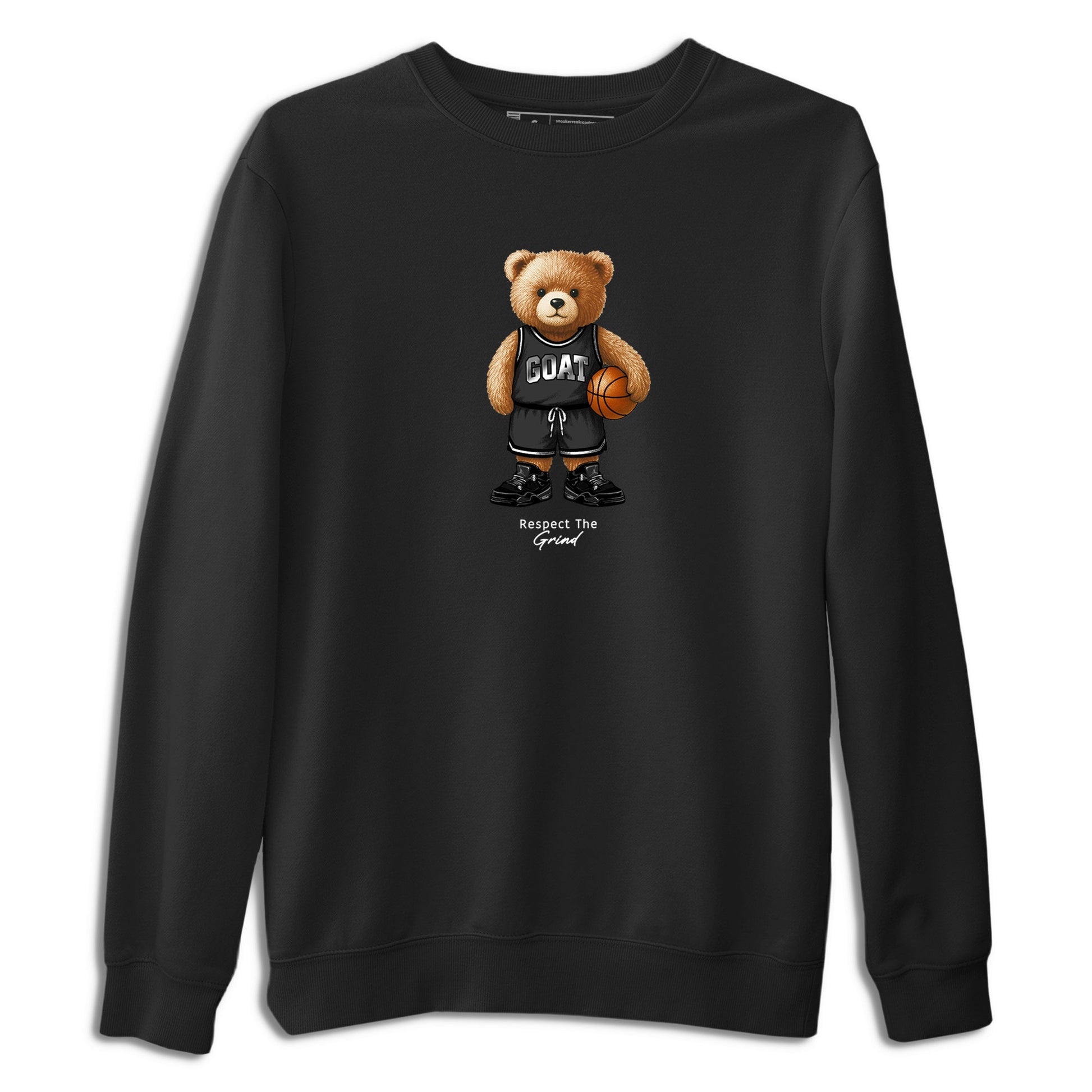 Basketball Graphic Tee – Sneaker Tees To Match Air Jordan 4 Black Cat – GOAT Mode Graphic Tee Black 2. Perfect for Black Cat releases 2025 colorways.