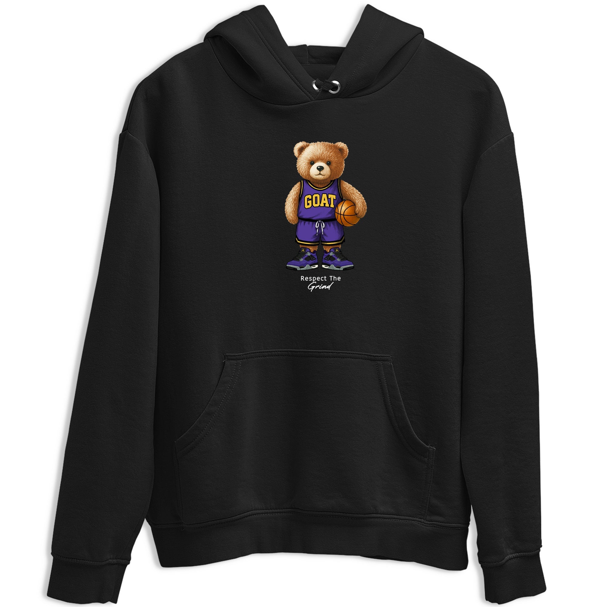 Best Sneakerfits graphic tee – Los Angeles Basketball Tees To Match Air Jordan 4 Lakeshow – GOAT Mode Tee Black 2
