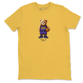 Best Sneakerfits graphic tee – Los Angeles Basketball Tees To Match Air Jordan 4 Lakeshow – GOAT Mode Tee Daisy 2